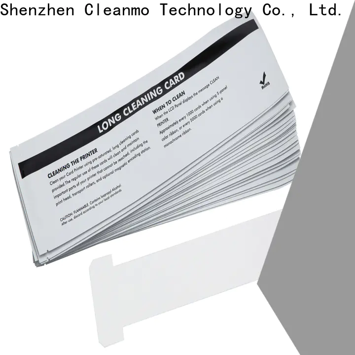 Cleanmo Wholesale zebra cleaning card supplier for ID card printers