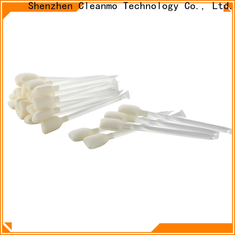 Cleanmo Non abrasive solvent printer cleaning swabs factory for ID Card Printers