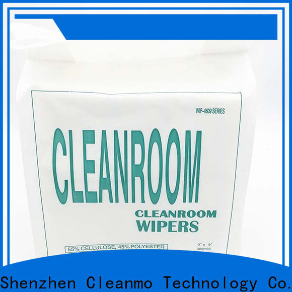 convenient Cleanroom Lint Free microfiber Wipes abrasion resistance factory price for stainless steel surface