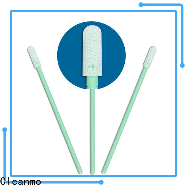 safe material clean room cotton swabs polypropylene handle factory for optical sensors