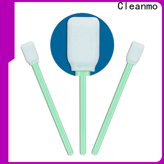 compatible cleanroom polyester swabs double-layer knitted polyester wholesale for microscopes