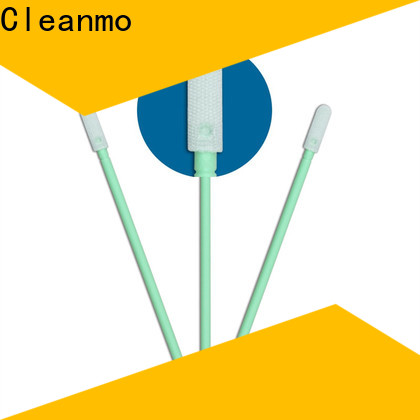 Cleanmo Polypropylene handle optical cotton swab supplier for excess materials cleaning