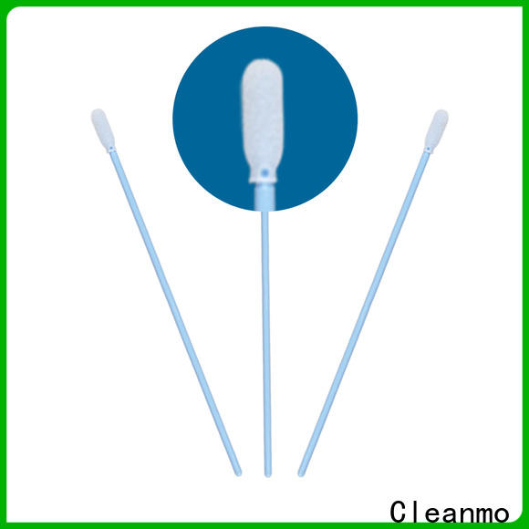 Cleanmo ESD-safe Polypropylene handle industrial foam swabs wholesale for Micro-mechanical cleaning