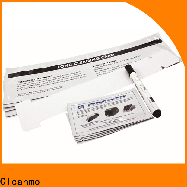 Cleanmo Electronic-grade IPA CR80 Cleaning Cards factory for Javelin J360i printers