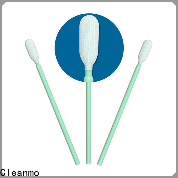safe material sterile polyester swabs polypropylene handle factory for general purpose cleaning