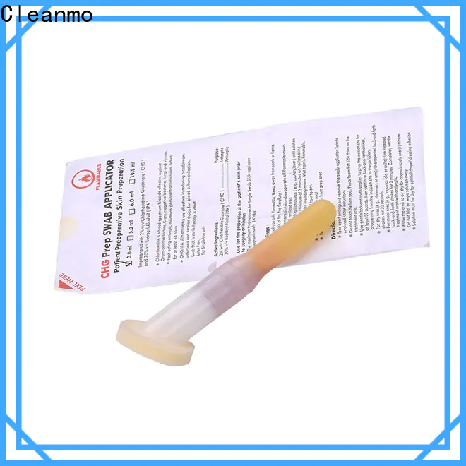 Cleanmo ODM cotton tipped applicators supplier for dialysis procedures