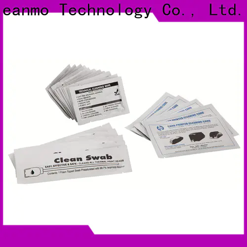 Cleanmo Electronic-grade IPA Snap Swab clean printer head wholesale for ID card printers