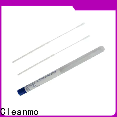 Custom high quality bacteria swabs frosted tail of swab handle manufacturer for molecular-based assays