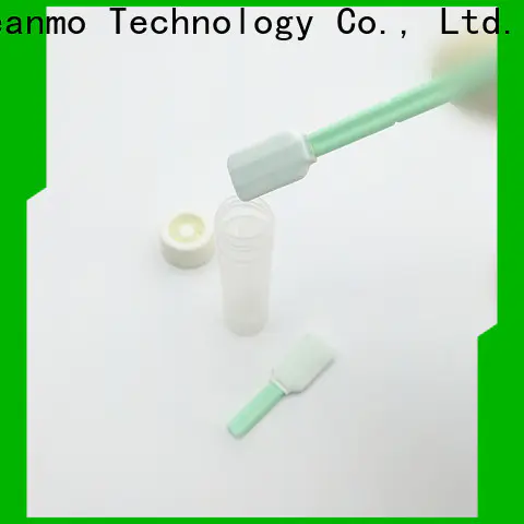 Bulk buy sterile swab stick 100% polyester supplier for test residues of previously manufactured products