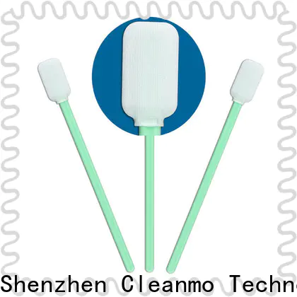 Cleanmo cost-effective Disposable Microfiber Swabs factory price for general purpose cleaning