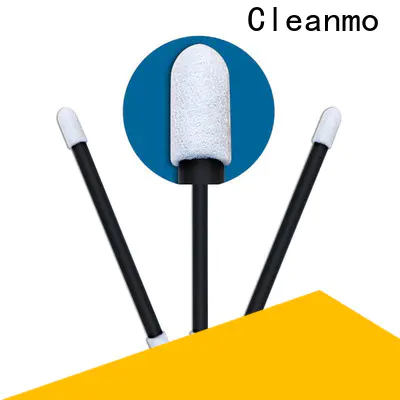 Cleanmo green handle ear wax cotton swab manufacturer for Micro-mechanical cleaning