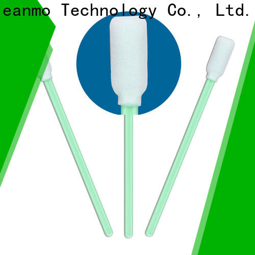Cleanmo precision tip head Cleanroom Foam swabs manufacturer for Micro-mechanical cleaning