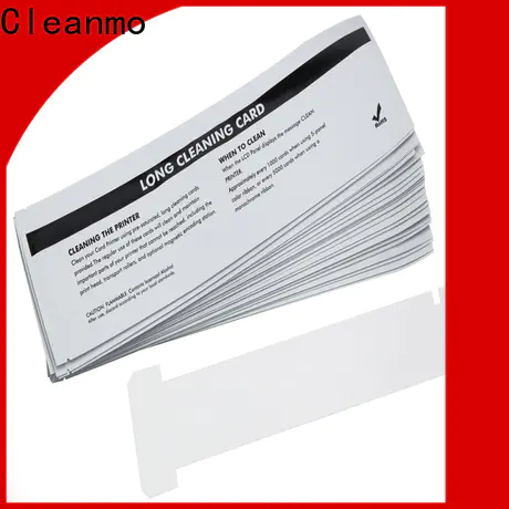 Cleanmo blending spunlace zebra cleaning card manufacturer for cleaning dirt