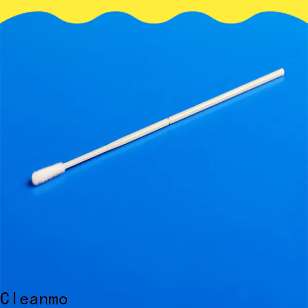 Cleanmo frosted tail of swab handle bacteria swabs factory for molecular-based assays