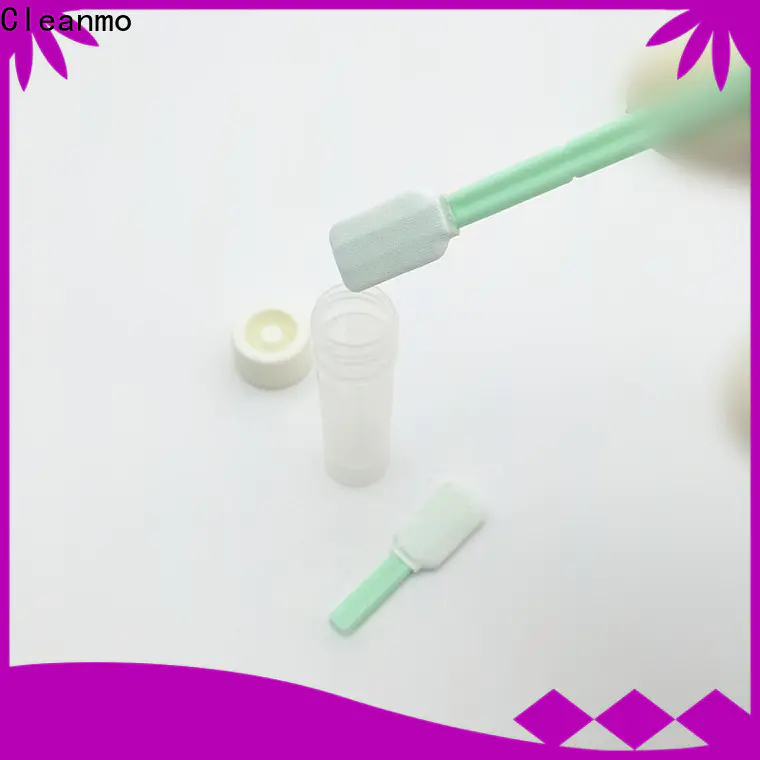 Cleanmo 100% polyester sampling collection swabs wholesale for the analysis of rinse water samples