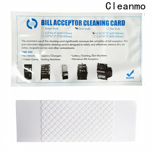 Bulk purchase high quality cleaning credit card white supplier for dollar bill readers