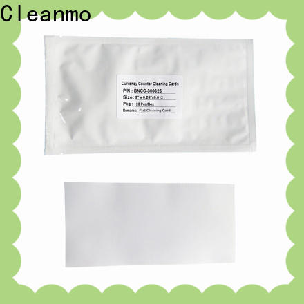 Cleanmo Spring Loaded Features credit card reader cleaner wholesale for Currency Counter