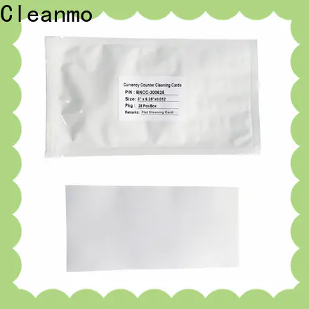 Cleanmo Spring Loaded Features credit card reader cleaner wholesale for Currency Counter