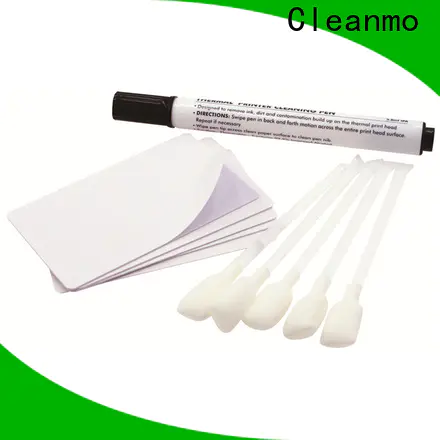 Cleanmo Aluminum foil packing printhead cleaning kit supplier for Zebra P120i printer
