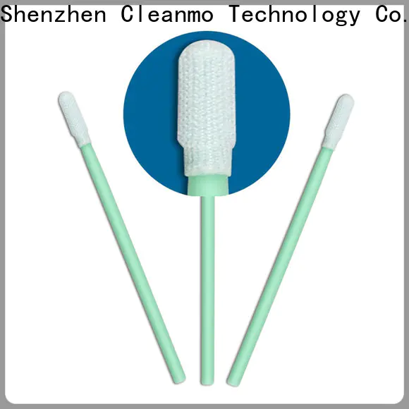 good quality polyester cleanroom swabs double-layer knitted polyester wholesale for microscopes