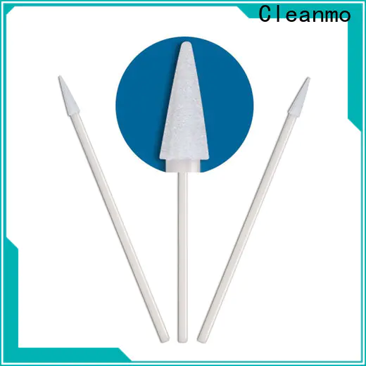 Cleanmo small ropund head medical cotton swab stick supplier for general purpose cleaning
