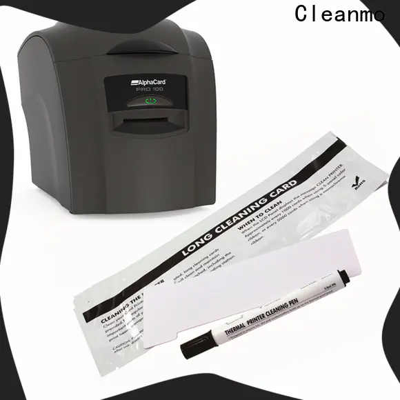 Cleanmo OEM high quality AlphaCard Printer Cleaning Cards manufacturer for AlphaCard PRO 100 Printer