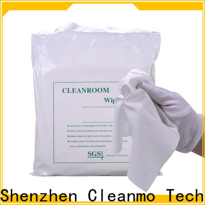 Cleanmo Bulk buy custom lint free clean room wipes manufacturer for Stainless Steel Surface