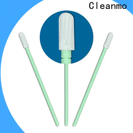 Cleanmo excellent chemical resistance Cleanroom polyester swab factory for general purpose cleaning