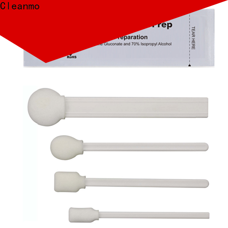 Cleanmo Polypropylene handle with 2% chlorhexidine gluconate anti bacterial swabs supplier for Routine venipunctures