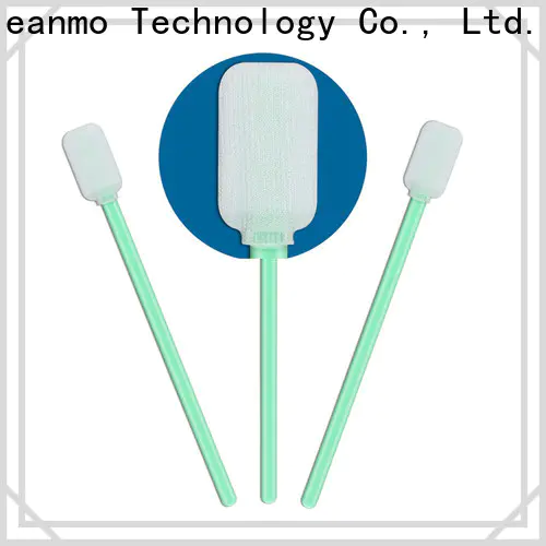 good quality polyester cleanroom swabs polypropylene handle manufacturer for printers