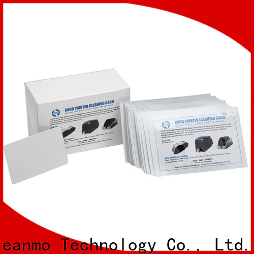Cleanmo cost-effective card reader cleaning card wholesale for POS Terminal