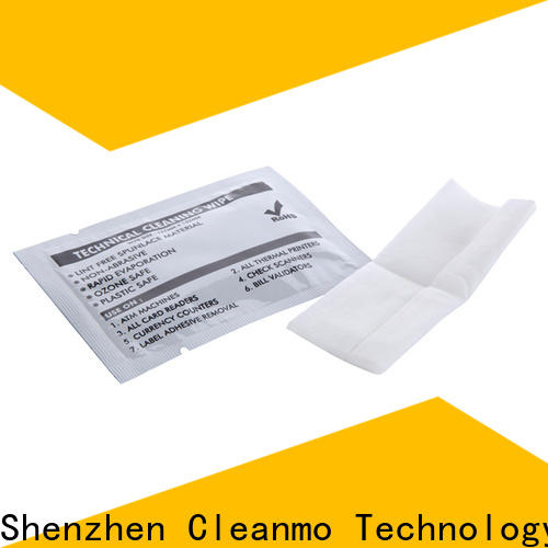 Cleanmo Custom OEM printhead wipes factory for ATM/POS Terminals