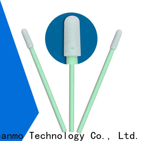Custom ODM texwipe swabs small ropund head wholesale for excess materials cleaning