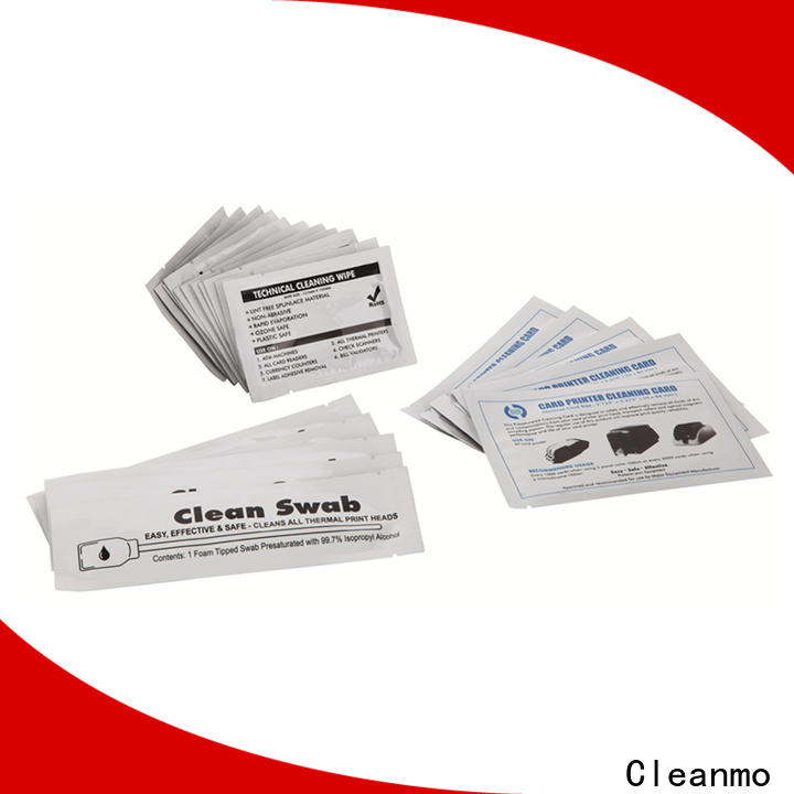 Cleanmo Electronic-grade IPA Snap Swab Evolis Cleaning cards manufacturer for Cleaning Printhead