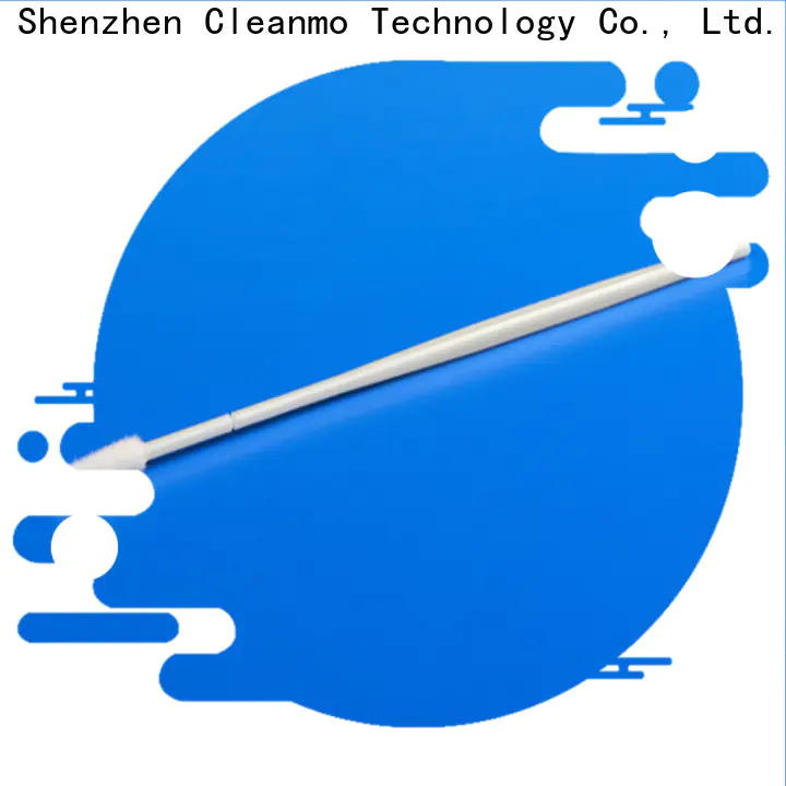 Cleanmo frosted tail of swab handle sample collection swabs supplier for hospital