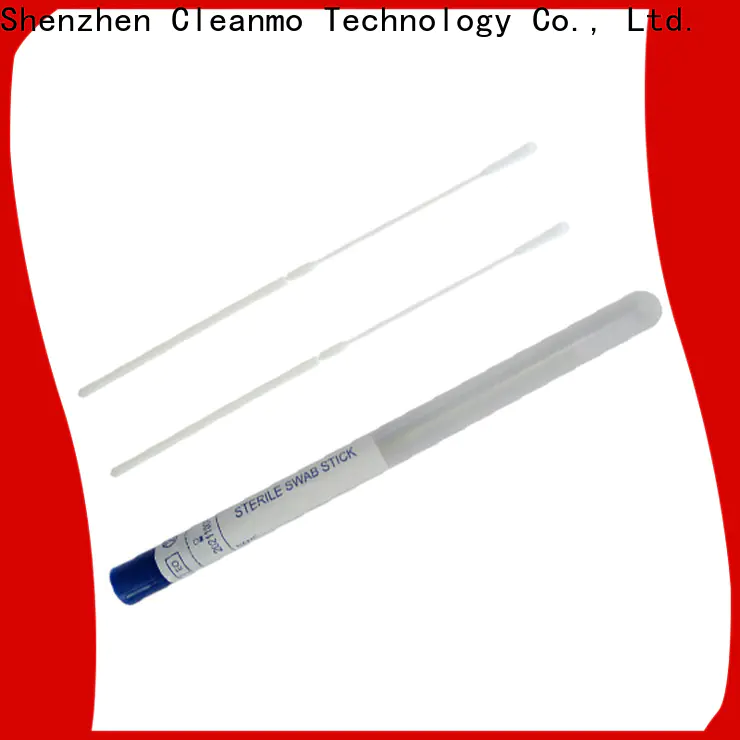 Cleanmo frosted tail of swab handle dna swab test manufacturer for hospital