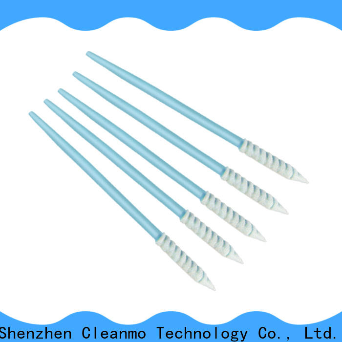 Cleanmo thermal bouded large cotton swabs factory price for Micro-mechanical cleaning