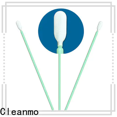 Cleanmo cost-effective Disposable Microfiber Swabs wholesale for Micro-mechanical cleaning