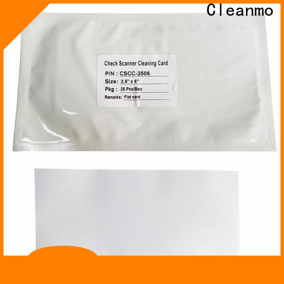 high quality check reader cleaning cards non woven fabric wholesale for scanner cleaning