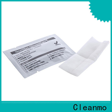 Cleanmo 60% Polyester Screen Cleaning Wipes factory for ATM/POS Terminals