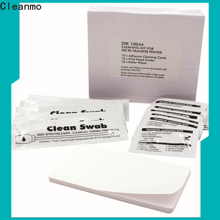Cleanmo Bulk buy inkjet printer cleaning sheets supplier for card printer