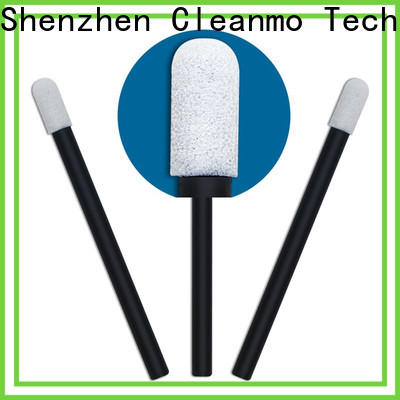 Cleanmo green handle organic cotton swabs manufacturer for Micro-mechanical cleaning