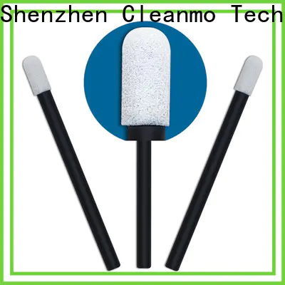 Cleanmo green handle organic cotton swabs manufacturer for Micro-mechanical cleaning