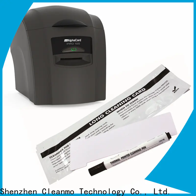 Cleanmo Bulk buy custom AlphaCard Printer Cleaning Kits manufacturer for AlphaCard PRO 100 Printer