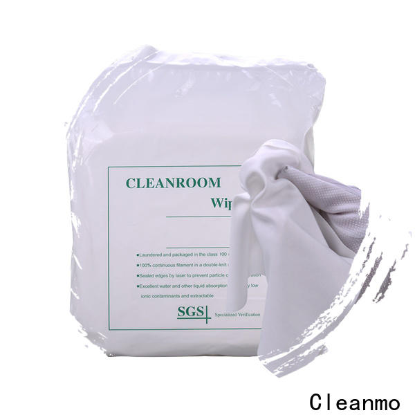 Bulk purchase high quality polyester wipes non-abrasive texture wholesale for chamber cleaning