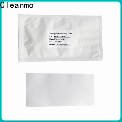 Cleanmo Spring Loaded Features electronic lock cleaning cards wholesale for Counting Equipment