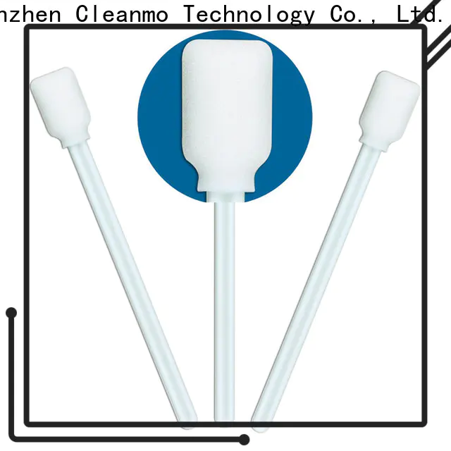 Cleanmo green handle 6 inch sterile cotton swabs wholesale for general purpose cleaning