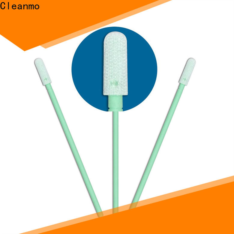 Cleanmo safe material Cleanroom polyester swab wholesale for printers