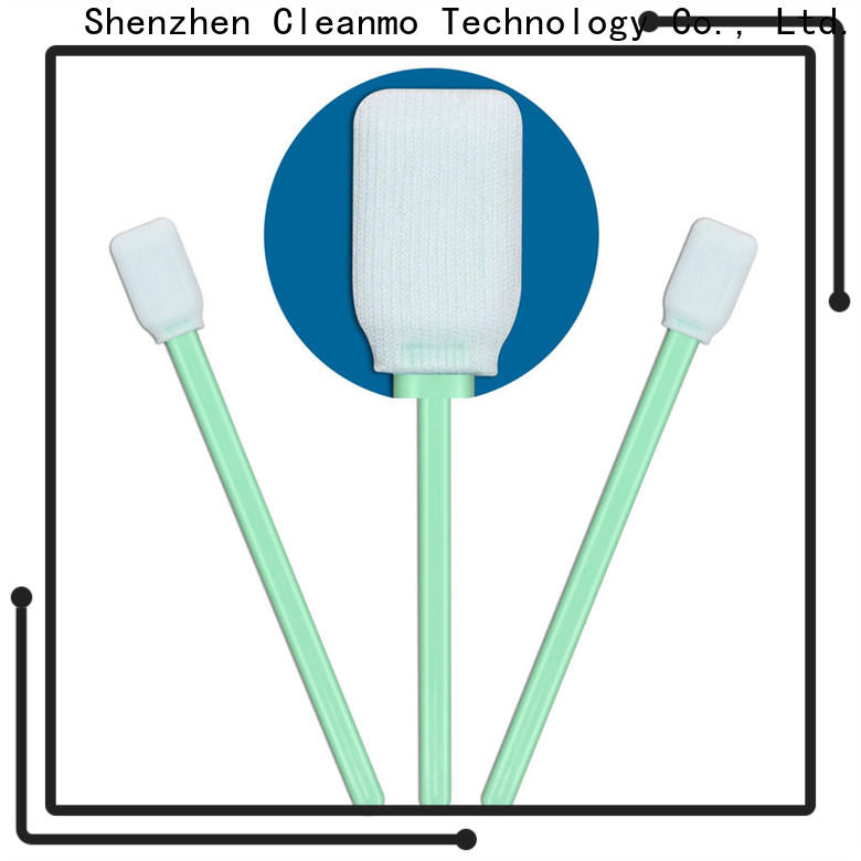 high quality Cleanroom polyester swab double-layer knitted polyester supplier for microscopes