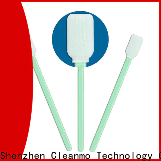Cleanmo excellent chemical resistance fiber optic swabs supplier for microscopes